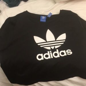 Adidas crop t shirt